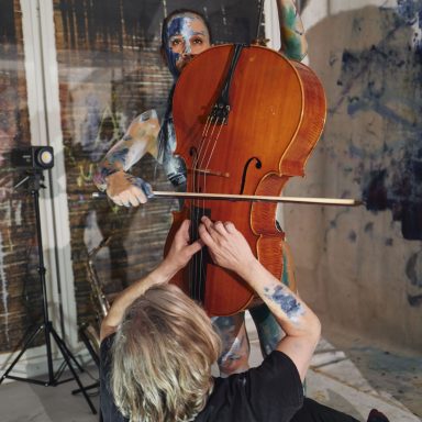 Photo: Chris Freeman Peter Nagle with Petra Haller